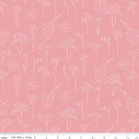 Clearance - 1/2 Yard Flat Fold - South Hill Navy Collection Quilting Cotton by Fran Gulick, Riley Blake Designs