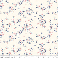 Clearance - 1/2 Yard Flat Fold - South Hill Blush Collection Quilting Cotton by Fran Gulick, Riley Blake Designs