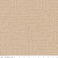 Autumn Fat Quarter Bundle, 9 Pieces, Autumn Collection by Lori Holt for Riley Blake Designs