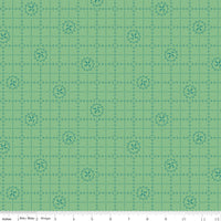 1/2 Yard - Gentler Times Leaf Delicate, Green Quilting Cotton – Lori Holt for Riley Blake
