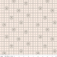 1/2 Yard - Gentler Times Raisin Delicate, Beige Quilting Cotton – Lori Holt for Riley Blake