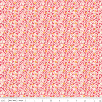 1/2 Yard - Gentler Times Coral Gracious Quilting Cotton – Lori Holt for Riley Blake