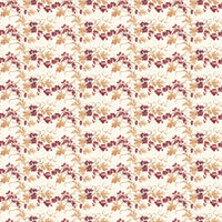 1/2 Yard Flat Fold - Evening on the Prairie Prairie Berries Cream, Designer Quilting Cotton
