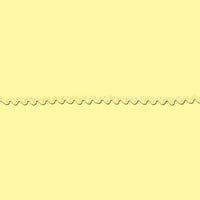 Decorative yellow baby rick rack on a light yellow background