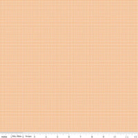 1/2 Yard Micro Gingham Marmalade