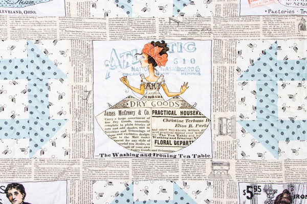 Press On: Large Sewing Patches Patch Panel 24" x 43" - Patchwork Squares - by J. Wecker Frisch for Riley Blake Designs