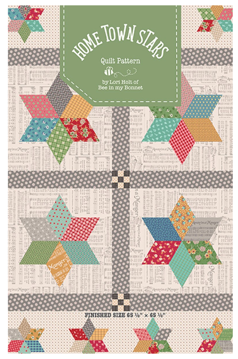 Bee in my Bonnet Home Town Stars Quilt Pattern