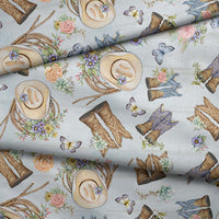 1/2 Yard Highland Ranch Tossed Boots