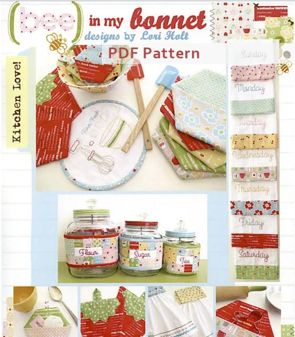 Kitchen Love Pattern by Bee in My Bonnet, Lori Holt