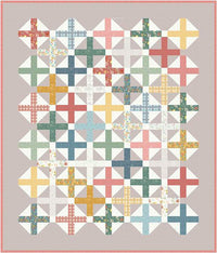 Clearance - Hopscotch Quilt Pattern by Amy Smart for Riley Blake Designs, Goes with Albion Collection