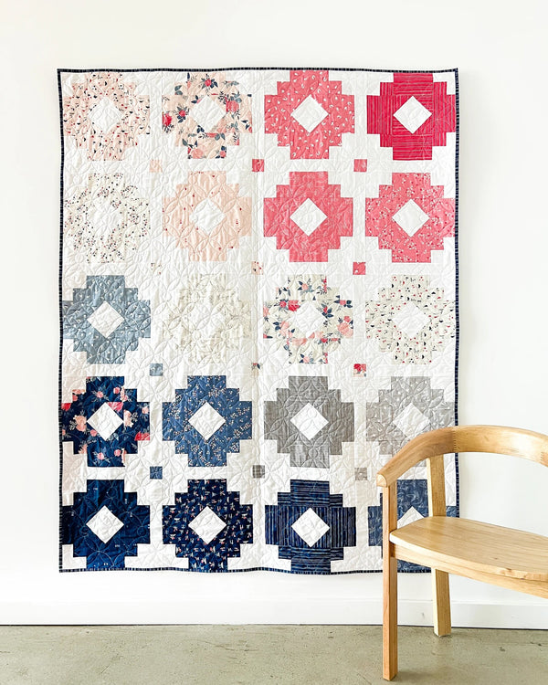 Clearance - Solstice Lights Quilt Pattern by Fran Gulick of Cotton and Joy, Goes with South Hill Collection