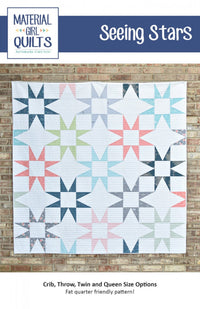 Seeing Stars Quilt Pattern, Fat Quarter Friendly