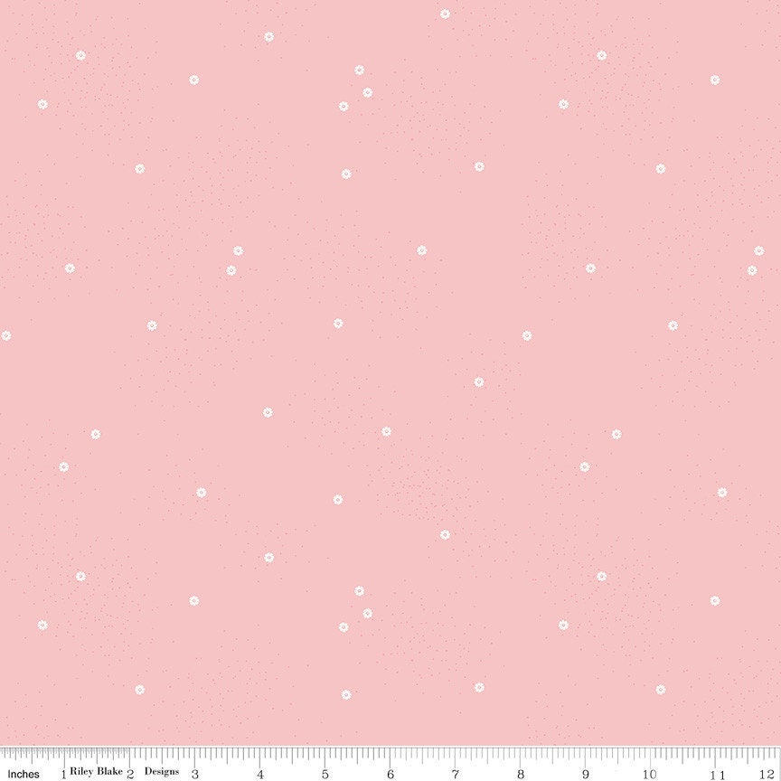 1/2 Yard Dainty Daisy Frosting Basics Quilting Cotton for Riley Blake Designs