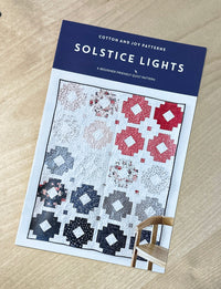Clearance - Solstice Lights Quilt Pattern by Fran Gulick of Cotton and Joy, Goes with South Hill Collection