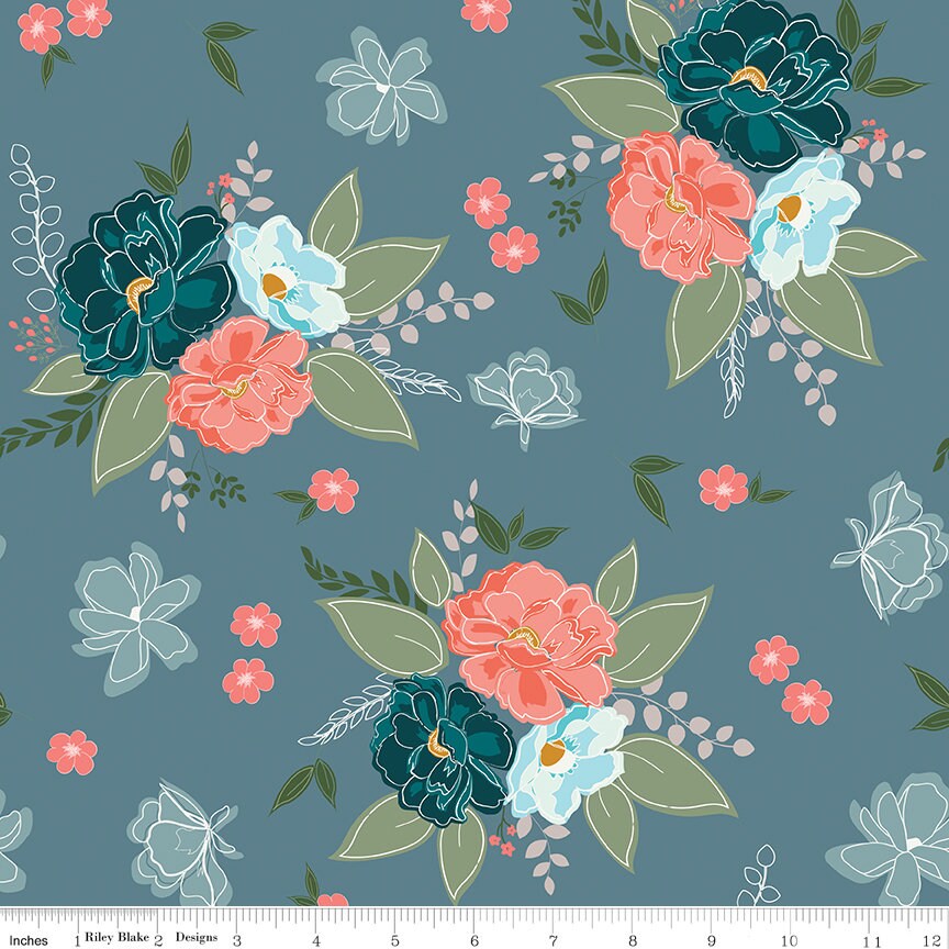 Clearance - 1/2 Yard - Afternoon Tea Designer Quilting Cotton from Riley Blake Designs