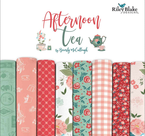 Clearance - 1/2 Yard - Afternoon Tea Designer Quilting Cotton from Riley Blake Designs