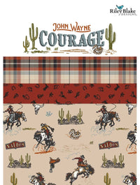 John Wayne Courage Licensed Quilting Cotton from Riley Blake Designs