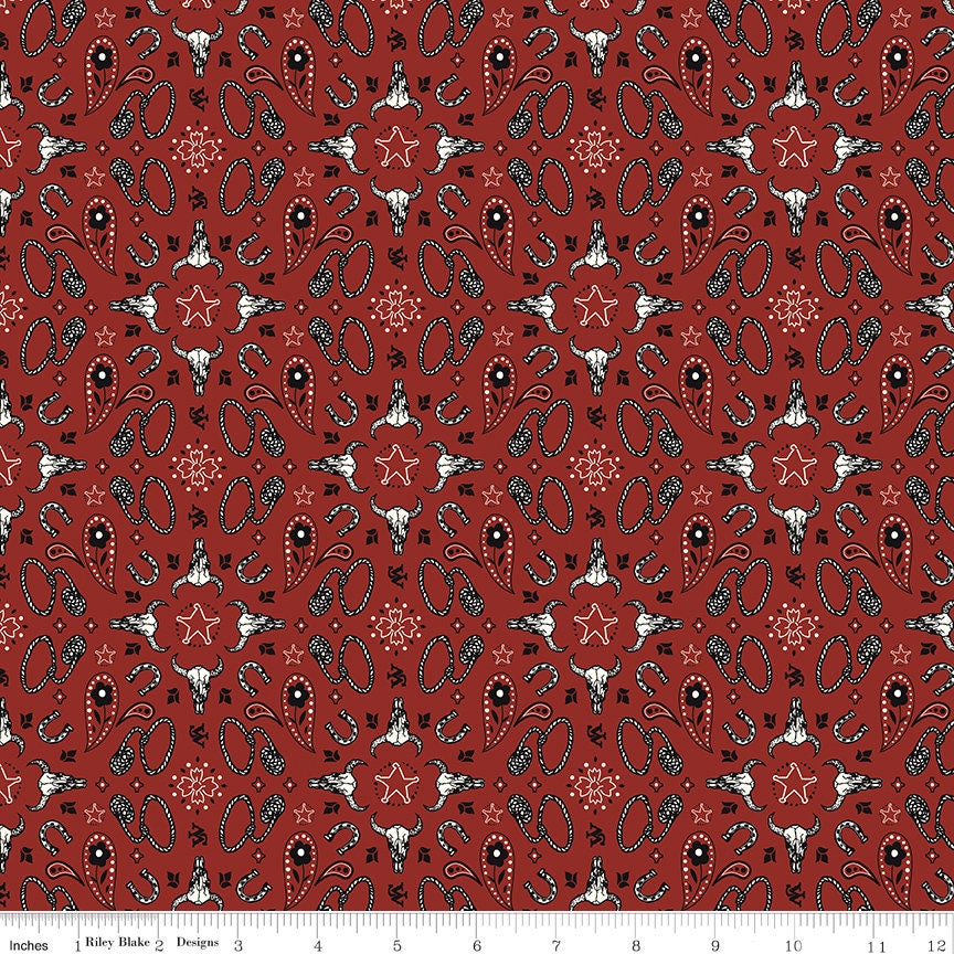 John Wayne Courage Licensed Quilting Cotton from Riley Blake Designs