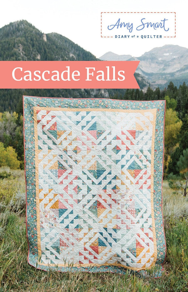 Cascade Falls Quilt Pattern, Fat Quarter Friendly