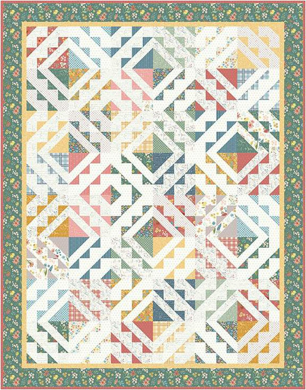 Cascade Falls Quilt Pattern, Fat Quarter Friendly