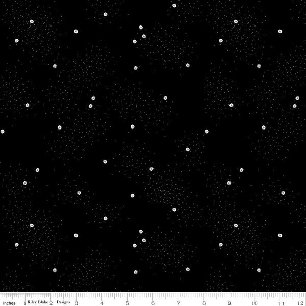 1/2 Yard Dainty Daisy Licorice Basics Quilting Cotton for Riley Blake Designs