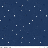 1/2 Yard Dainty Daisy Navy Basics Quilting Cotton for Riley Blake Designs