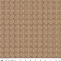 1/2 Yard, Brown Sugar Homespun Designer Quilting Cotton, Autumn Collection by Lori Holt for Riley Blake Designs