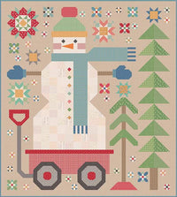 The Quilted Snowman Quilt Kit 87 1/2