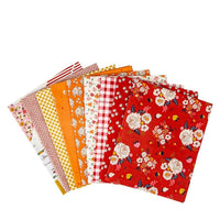 1/2 Yard Bloomberry Plaid, Autumn Red, Designer Quilting Cotton by the Yard by Minki Kim