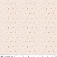 1/2 Yard Latte Berries Designer Quilting Cotton, Autumn Collection by Lori Holt for Riley Blake Designs