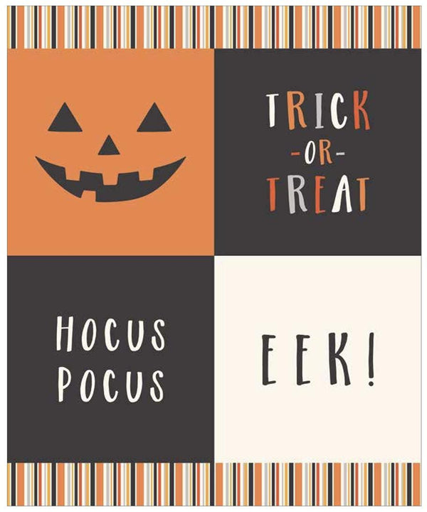 Hey Bootiful Trick-or-Treat Glow in the Dark Panel