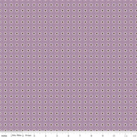 Fat Quarter Purple Taffy Sunflowers Designer Quilting Cotton, Autumn Collection by Lori Holt for Riley Blake Designs