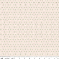 1/2 Yard or Fat Quarter Autumn Latte Stitch Designer Quilting Cotton, Autumn Collection by Lori Holt for Riley Blake Designs