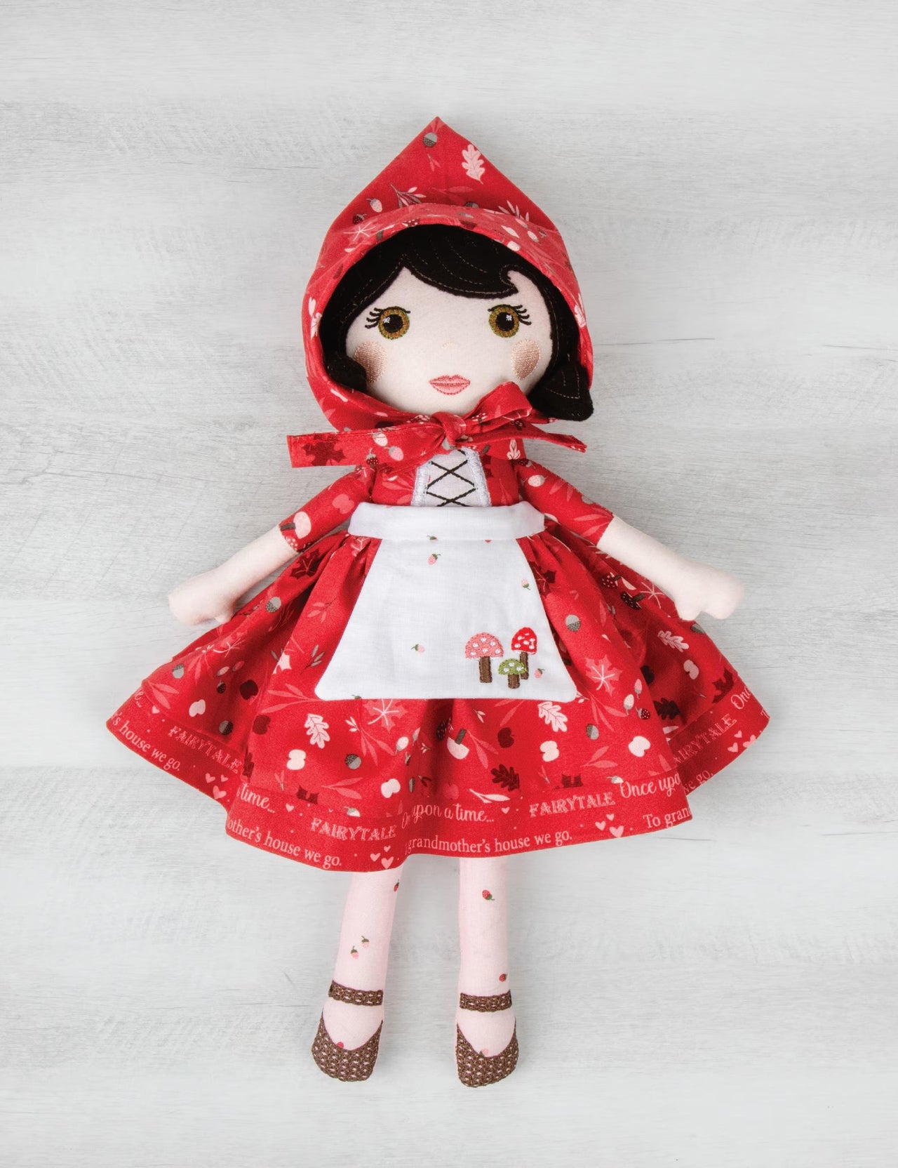 Red Riding Hood & Friends Dolls Machine Embroidery USB by Jennifer Long of Sew A Story from Riley Blake Designs