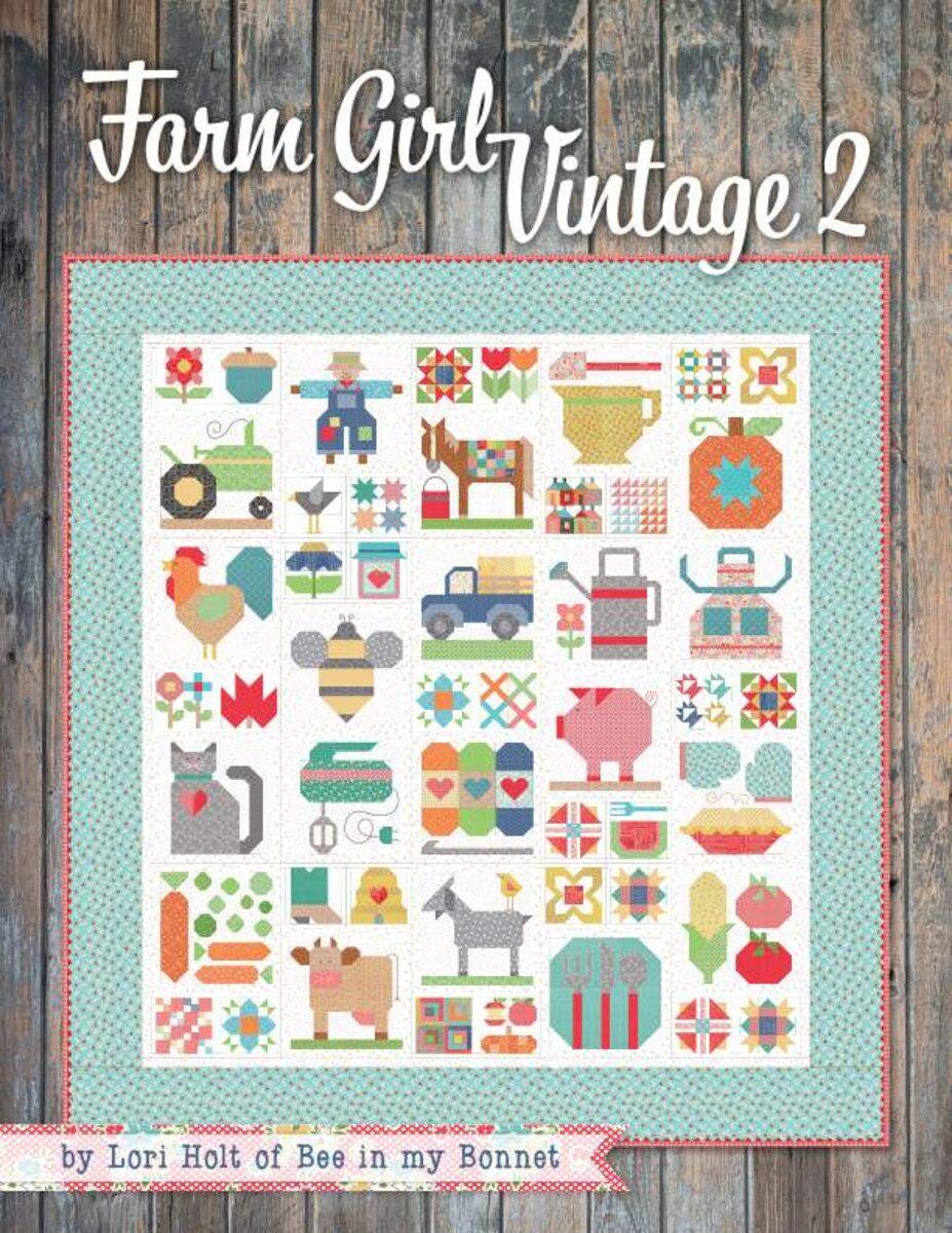 It's Sew Emma Farm Girl Vintage 2 Book - Quilt Blocks and Projects - by Lori Holt of Bee In My Bonnet from Riley Blake Designs