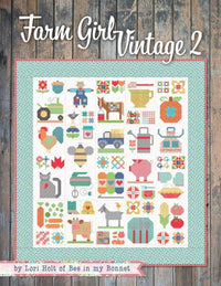 It's Sew Emma Farm Girl Vintage 2 Book - Quilt Blocks and Projects - by Lori Holt of Bee In My Bonnet from Riley Blake Designs