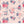 Clearance - 1/2 Yard Flat Fold - South Hill Blush Collection Quilting Cotton by Fran Gulick, Riley Blake Designs