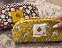 Bloomberry Zipper Pouch Panel by Minki Kim from Riley Blake Designs