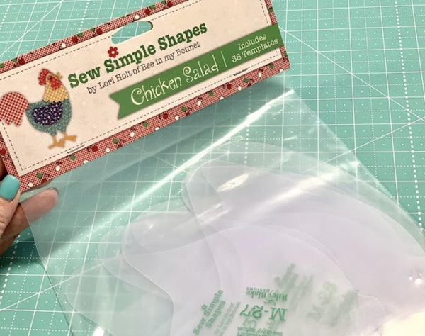 Lori Holt Chicken Salad Sew Simple Shapes™ Applique Templates