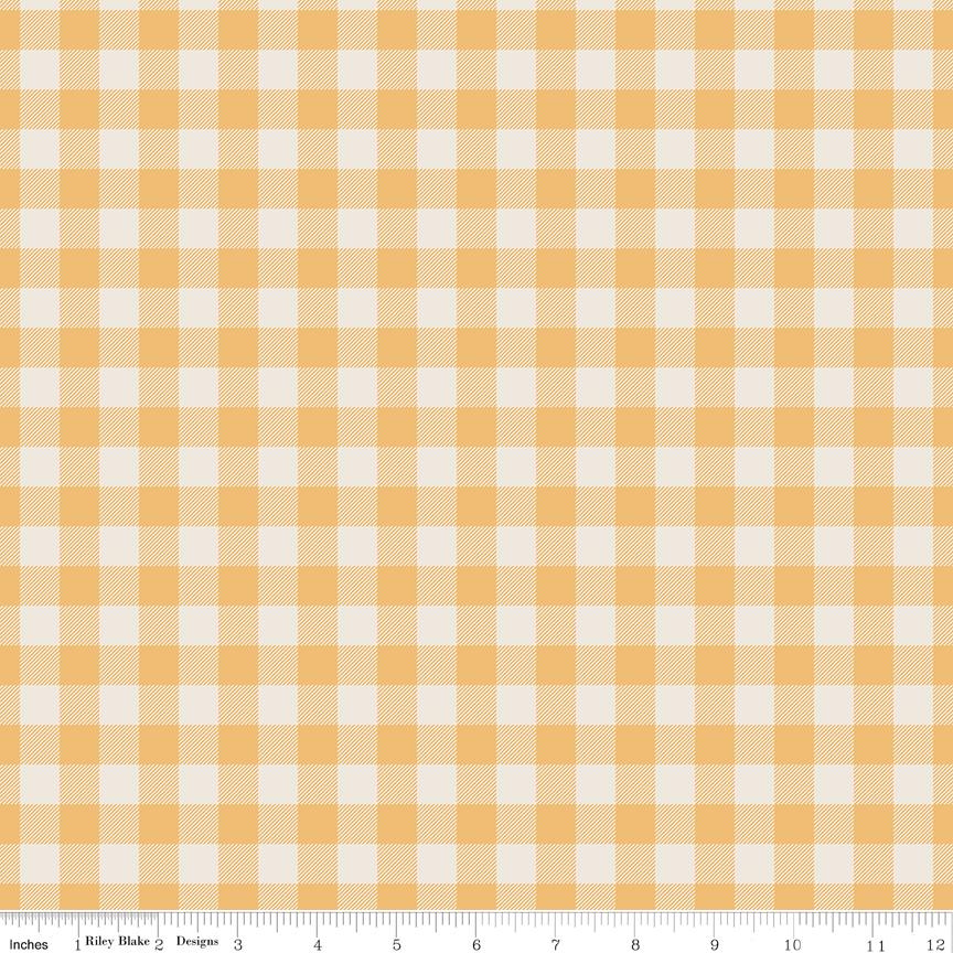 Pumpkin Spice Half Yard Fabric Bundle + Bonus 1/4 Yard, Quilting Cotton by Simple Simon and Co. for Riley Blake Designs