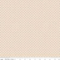Latte Dainty 1/2 Yard, Lori Holt Hometown Holiday Collection Designer Quilting Cotton by Riley Blake Designs