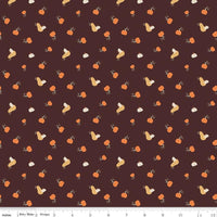 Pumpkin Spice Half Yard Fabric Bundle + Bonus 1/4 Yard, Quilting Cotton by Simple Simon and Co. for Riley Blake Designs