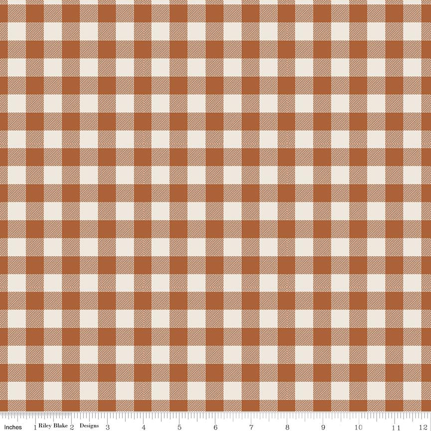 Pumpkin Spice Half Yard Fabric Bundle + Bonus 1/4 Yard, Quilting Cotton by Simple Simon and Co. for Riley Blake Designs