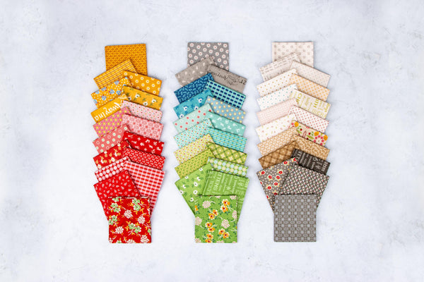 Latte Trees 1/2 Yard, Lori Holt Hometown Holiday Collection Designer Quilting Cotton by Riley Blake Designs