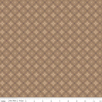 Brown Sugar Holly 1/2 Yard, Lori Holt Hometown Holiday Collection Designer Quilting Cotton by Riley Blake Designs