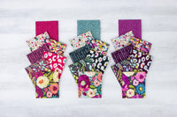 21 Piece Fat Quarter Bundle, Fragrant Fields Designer Quilting Cotton by Lila Tueller for Riley Blake Designs