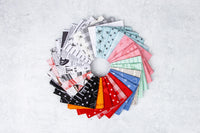 31 Piece Fat Quarter Bundle, Press On Designer Quilting Cotton by J. Wecker Frisch for Riley Blake Designs