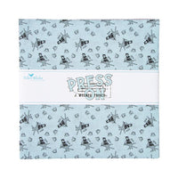 42 Piece Precut 10 Inch Stacker, Press On Designer Quilting Cotton by J. Wecker Frisch for Riley Blake Designs