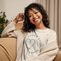 Women's Sewing and Quilting Themed T-Shirt, Blue on Color