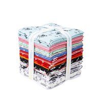 31 Piece Fat Quarter Bundle, Press On Designer Quilting Cotton by J. Wecker Frisch for Riley Blake Designs